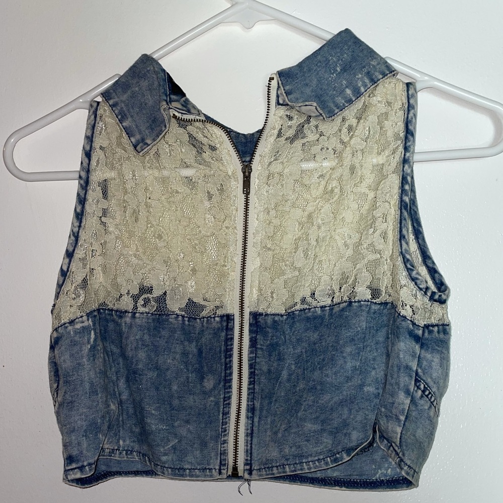 Denim top - Picture 2 of 4